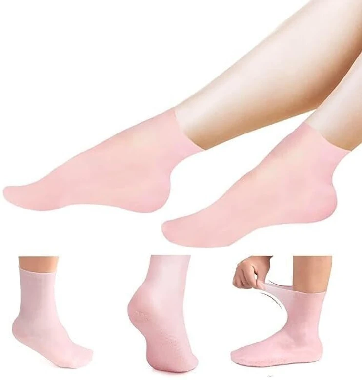 Moisturizing Silicone Gel Socks for Women & Men Crack Heel
