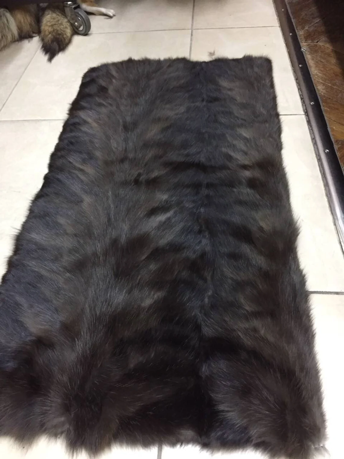 Premium Barguzin Sable Fur Plates Bedside | Ultra Luxury Soft Fur Accent for Elegant Interiors