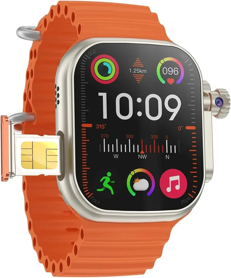 Ultra 4G/5g Android Smart Watch with Rotating Camera