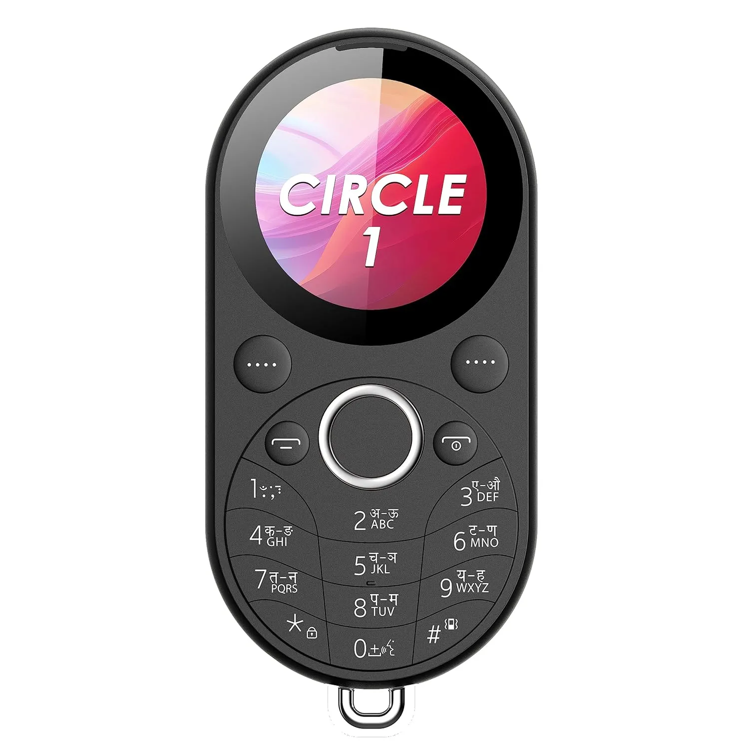 Circle 1 | Unique Design with Round Screen Mobile Phone | 500mAh Battery