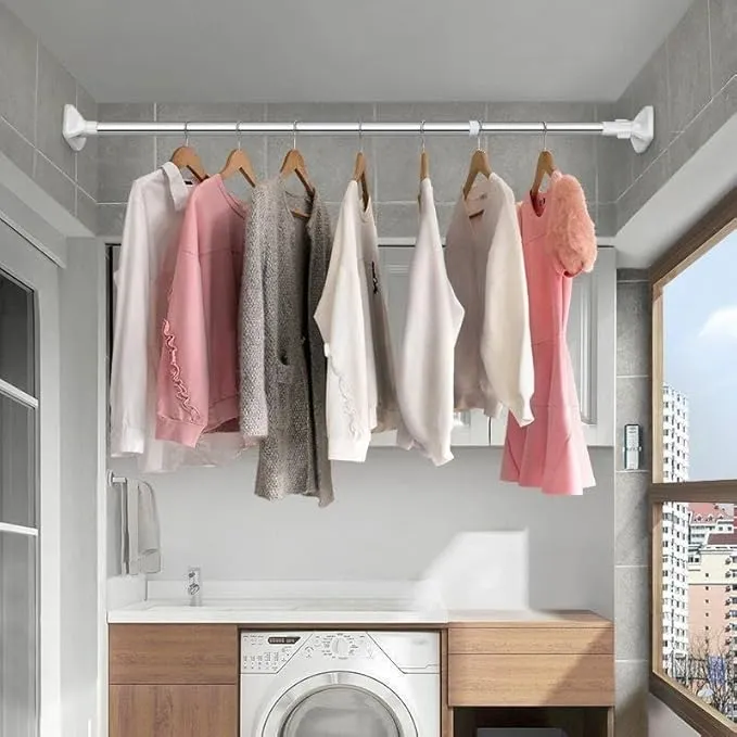 Extendable Curtain Rod Stainless Steel 70cm-120cm