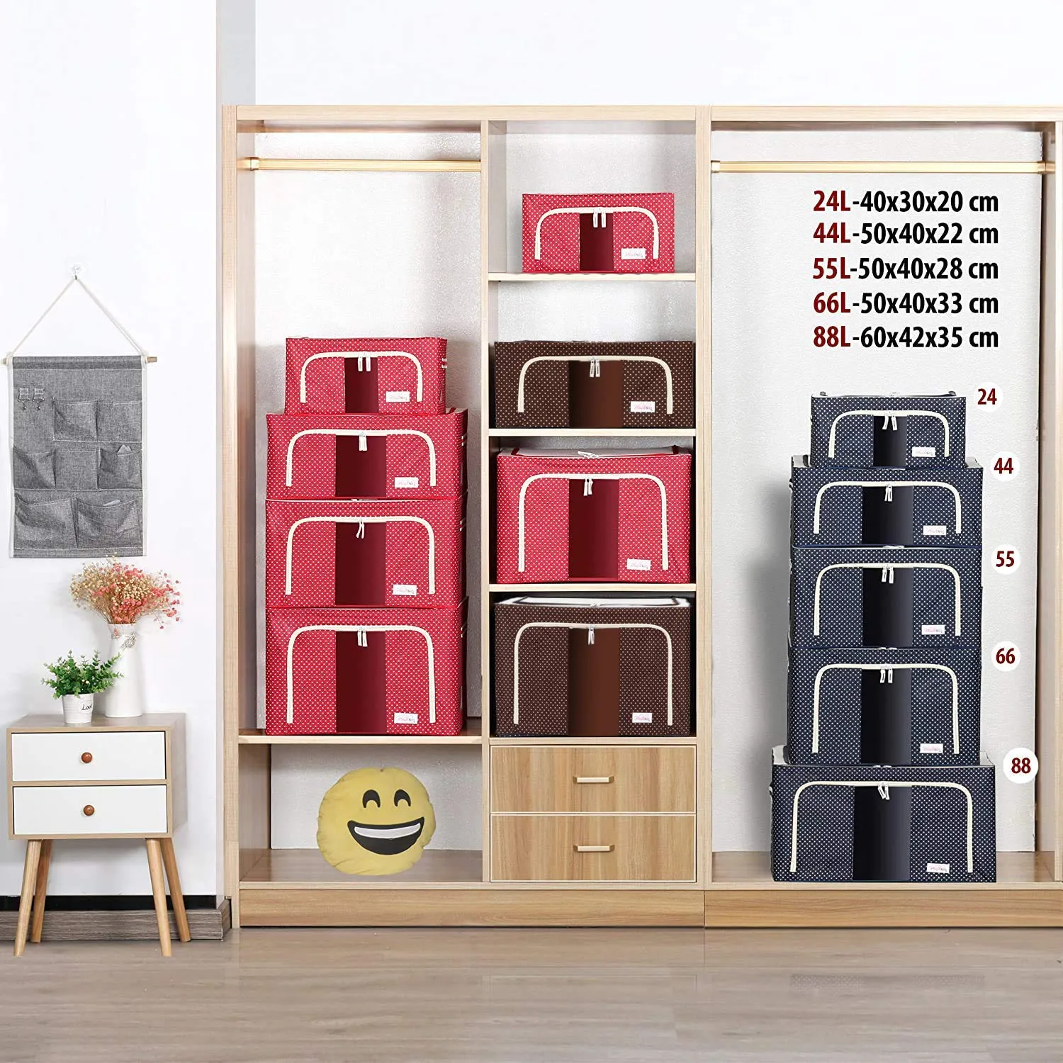 Storage Box for clothes, Cloth Storage box for wardrobe