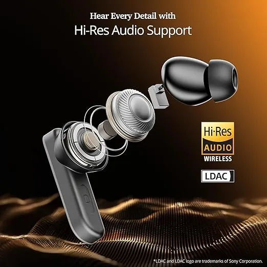 Airdopes 800 HiDef Wireless Earbuds with Hi Res Audio and Smart Features